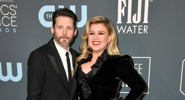 Brandon Blackstock and Kelly Clarkson attend the 25th Annual Critics' Choice Awards at Barker Hangar on January 12, 2020 in Santa Monica, California