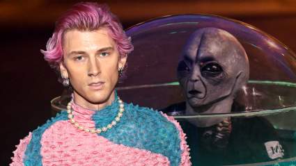 Machine Gunn Kelly Hints He Is Part Alien