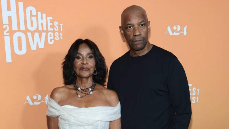 Pauletta Washington and Denzel Washington