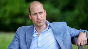Prince William listens as he meets with Tyrone Mings, Gail Porter, Sabrina Cohen-Hatton and David Duke, ahead of the launch of Homewards - a five-year programme to demonstrate that it is possible to end homelessness in the UK, on June 22, 2023