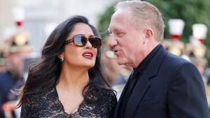 Salma Hayek and François-Henri Pinault attend a state dinner
