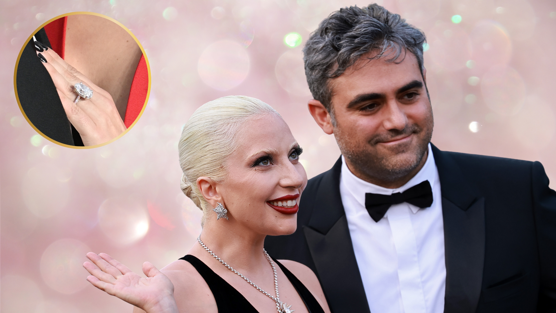 Lady Gaga Flashes Dazzling Engagement Ring