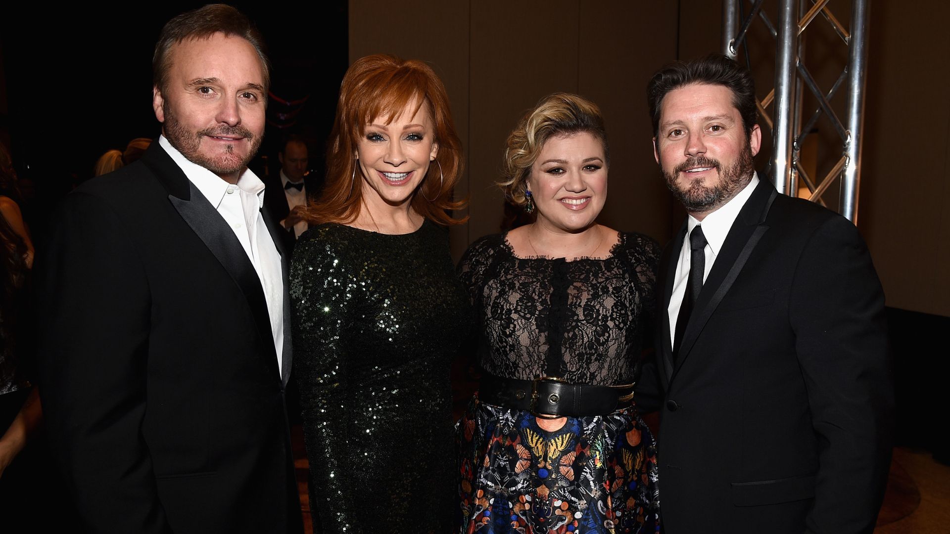 Narvel Blackstock, Reba McEntire, Kelly Clarkson, Brandon Blackstock