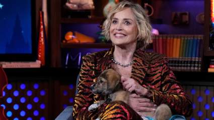 Sharon Stone Reveals She Once Went Out With a Much Younger Rapper
