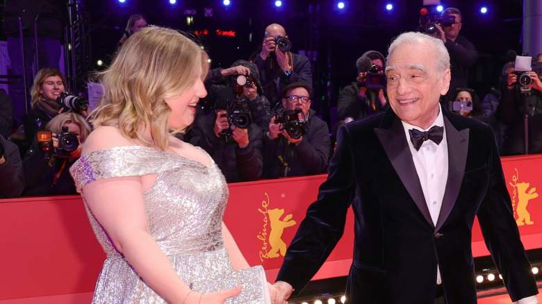 Francesca Scorsese and Martin Scorsese on the red carpet