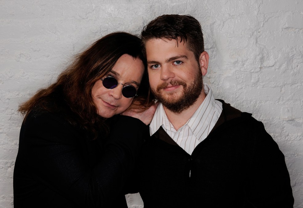 Ozzy Osbourne and son, producer Jack Osbourne 