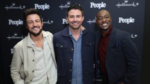 Tyler Hynes, Jonathan Bennett, and B.J. Britt