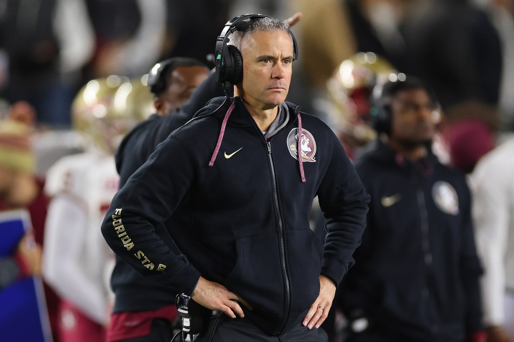 Head coach Mike Norvell