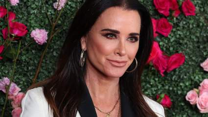 Kyle Richards Attends Paris Hilton’s Star-Studded ‘Slivington Manor’ Housewarming