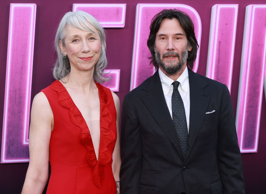 Alexandra Grant and Keanu Reeves