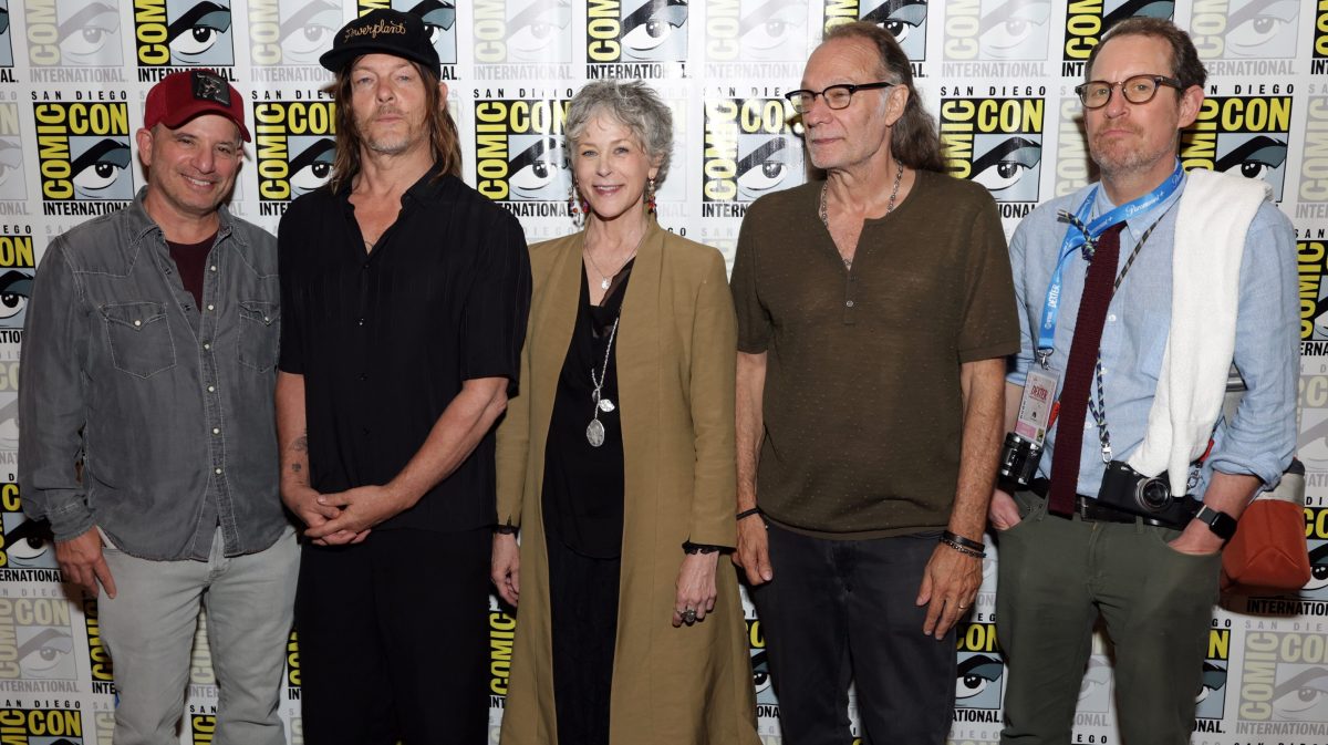 David Zabel, Norman Reedus, Melissa McBride, Greg Nicotero, Scott M. Gimple