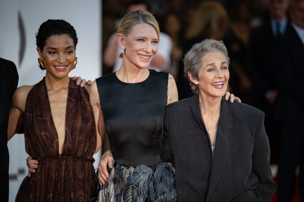Indya Moore, Cate Blanchett and Charlotte Rampling 