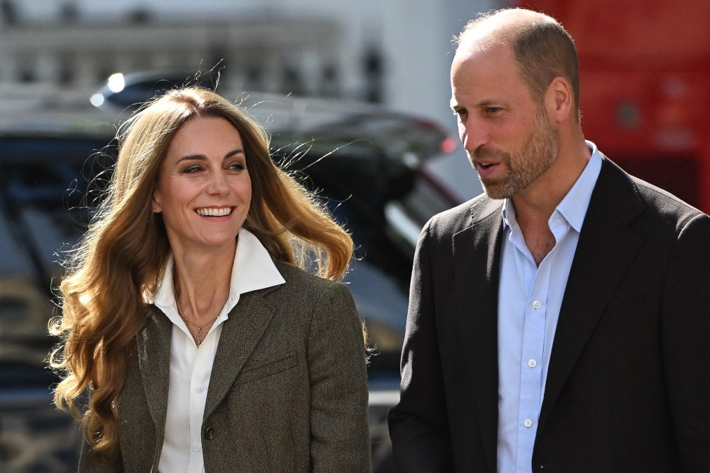 Britain's Prince William, Prince of Wales and Britain's Catherine
