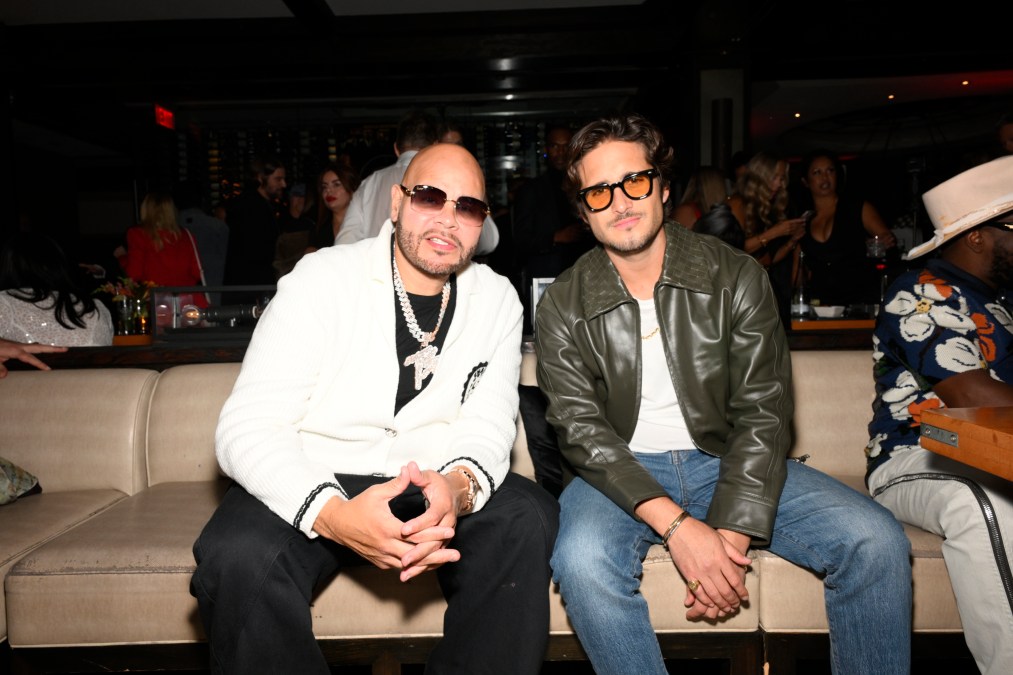 TORONTO, ONTARIO - SEPTEMBER 04: (L-R) Fat Joe and Diego Boneta attend the "Killing Castro" party 