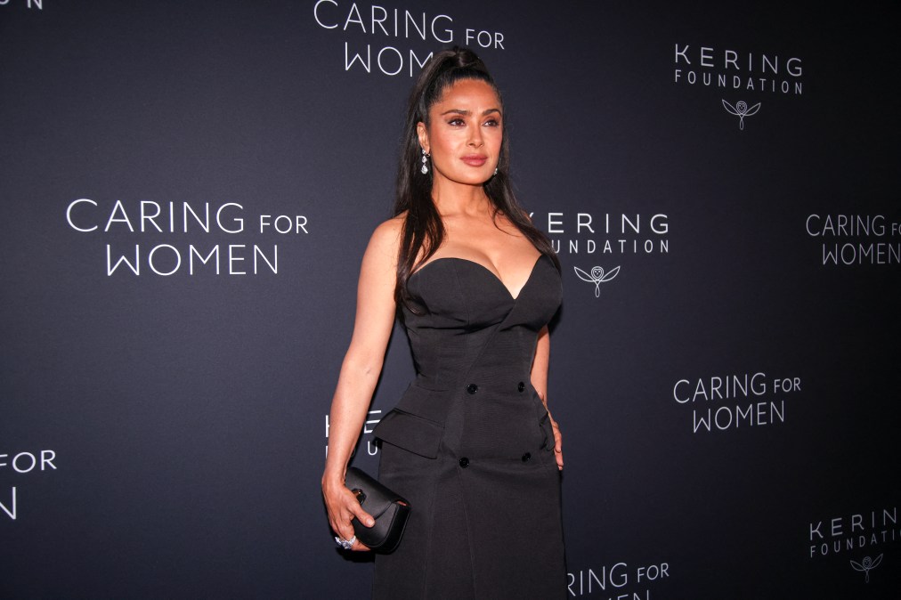 Mexican-American actress Salma Hayek 