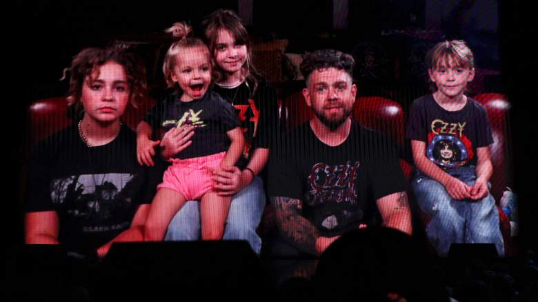 Jack Osbourne with Ozzy's grandkids