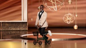 Sterling K. Brown presents an award during the show