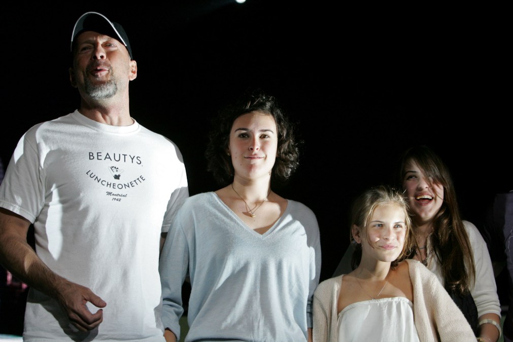 Bruce Willis, Rumer Willis, Tallulah Willis and Scout Willis