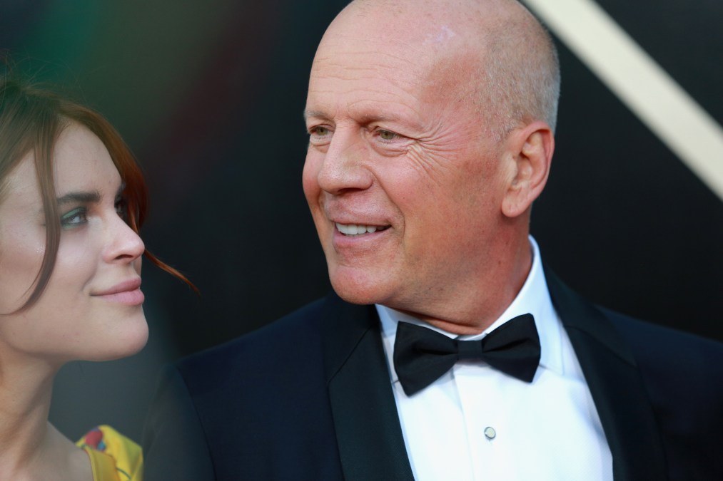 Tallulah Willis (L) and Bruce Willis 