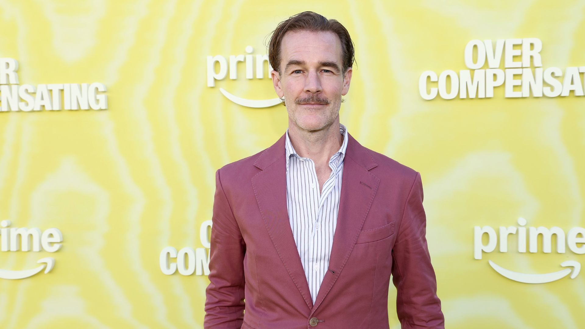 James Van Der Beek attends the "Overcompensating" Screening And After-Party at Hollywood Palladium on May 14, 2025 in Los Angeles, California