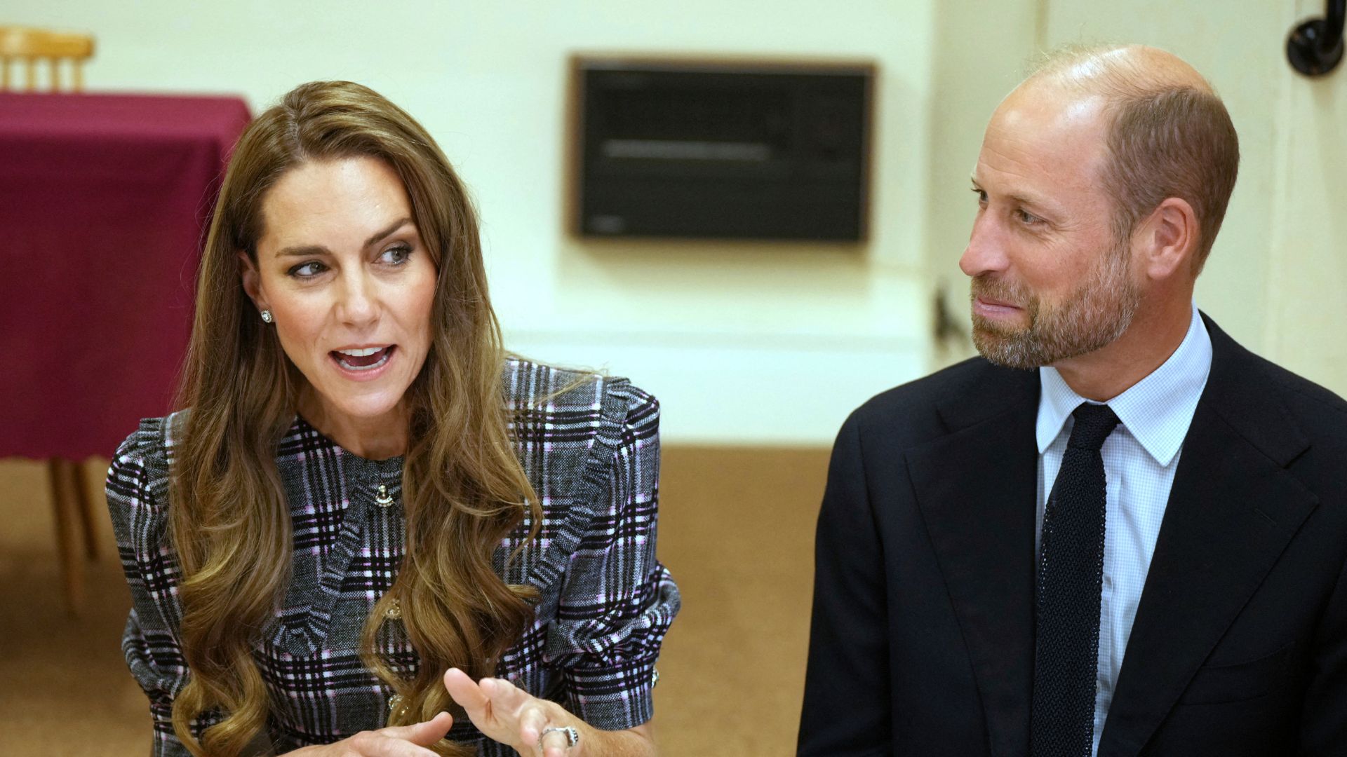 Prince William and Kate Middleton visit the National Federation of Women's Institute (WI) in Sunningdale, west of London on September 8, 2025