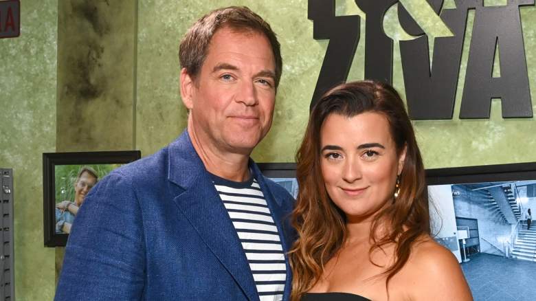Michael Weatherly and Cote de Pablo pose for photo