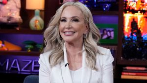 RHOC star Shannon Beador smiles during an appearance on WWHL