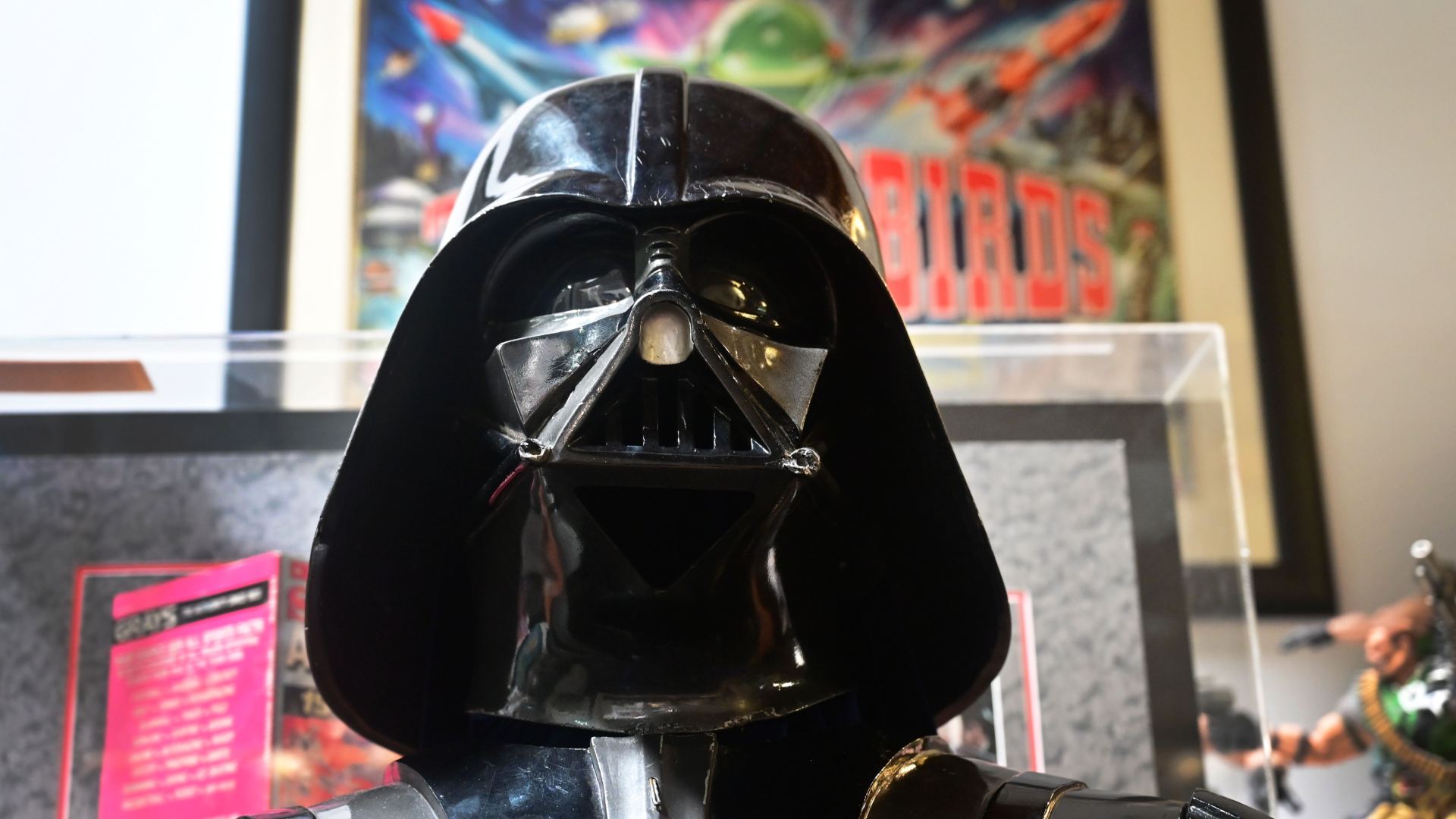 Star Wars mask, lightsaber "The Empire Strikes Back" "Return of the Jedi