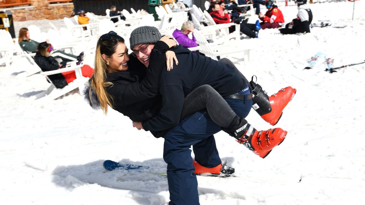Ashley Cruger and Taylor Kinney attend Operation Smile's 10th Annual Park City Ski Challenge