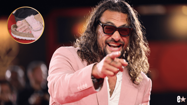 Jason Momoa Turns Heads in Pink at Venice