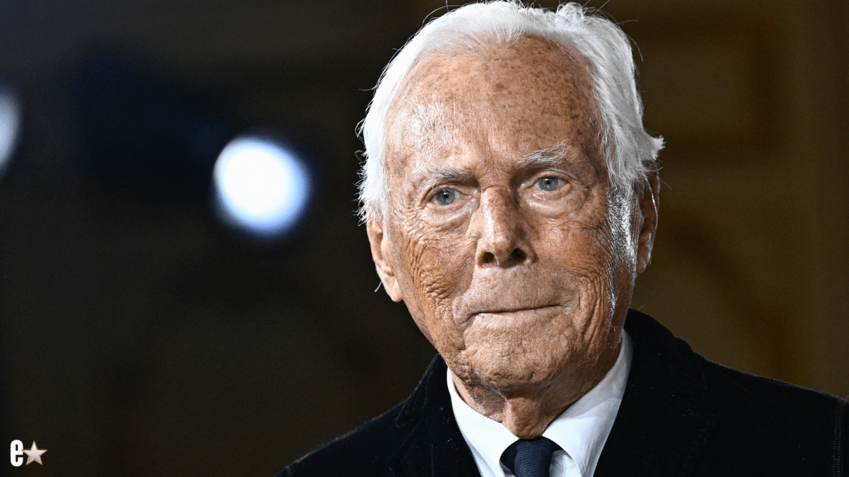 Giorgio Armani last public appearance