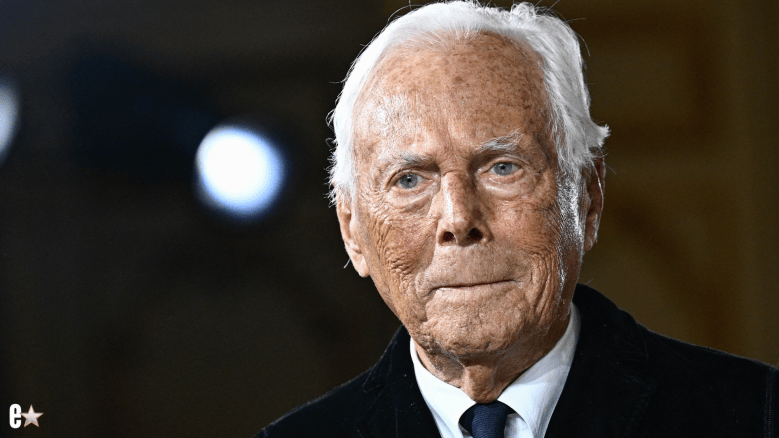 Giorgio Armani last public appearance