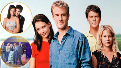 Katie Holmes & Joshua Jackson Hold Hands in Sweet Moment at ‘Dawson’s Creek’ Reunion: VIDEO