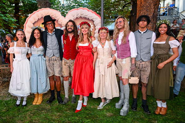 Heidi Klum and her family