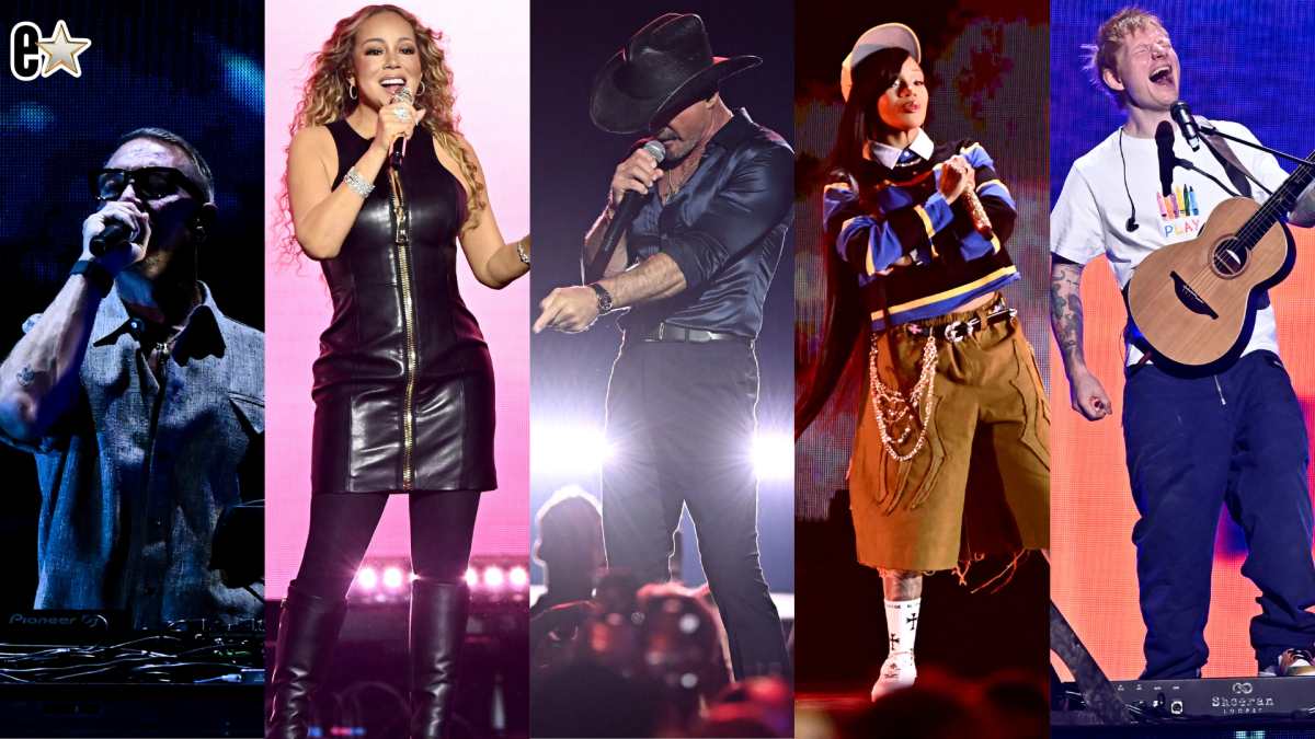Diplo, Mariah Carey, Tim McGraw, GloRilla, Ed Sheeran