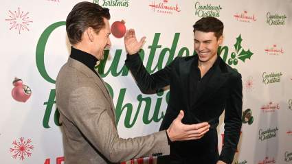 Nolan Funk is Deemed ‘Too Handsome to Handle’ on amFar Red Carpet in Italy: VIDEOS