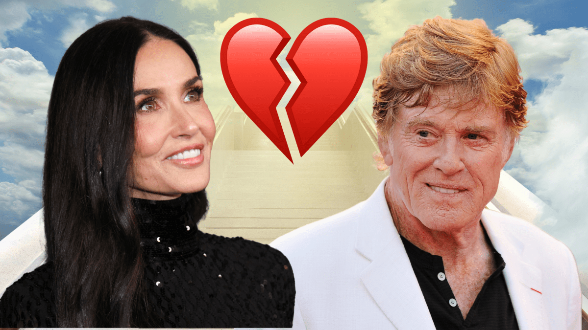 Demi Moore Robert Redford reaction