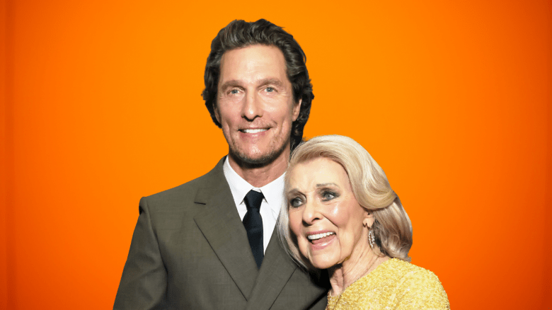 Matthew McConaughey and mom