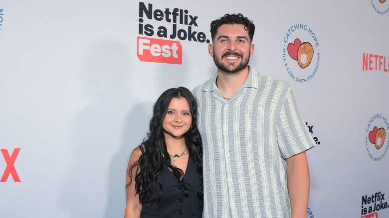 Kayla Vesia and Alex Vesia attend Netflix Is A Joke Festival Presents: Dodgers Comedy Night Hosted By Cedric The Entertainer at The Orpheum Theatre on May 08, 2024