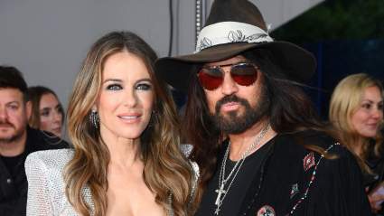 Billy Ray Cyrus Spotted With Bikini-Clad Elizabeth Hurley and Joan Collins — And Fans Have Thoughts