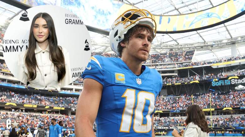 Madison Beer and Justin Herbert