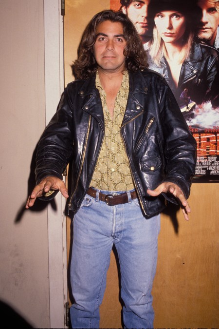  George Clooney in Los Angeles in 1990 