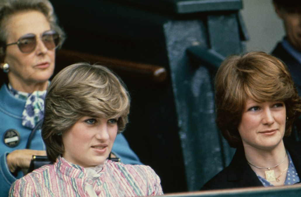 Lady Diana Spencer and her sister, Lady Sarah Spencer 