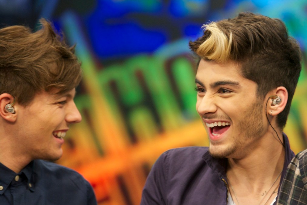 Louis Tomlinson and Zayn Malik