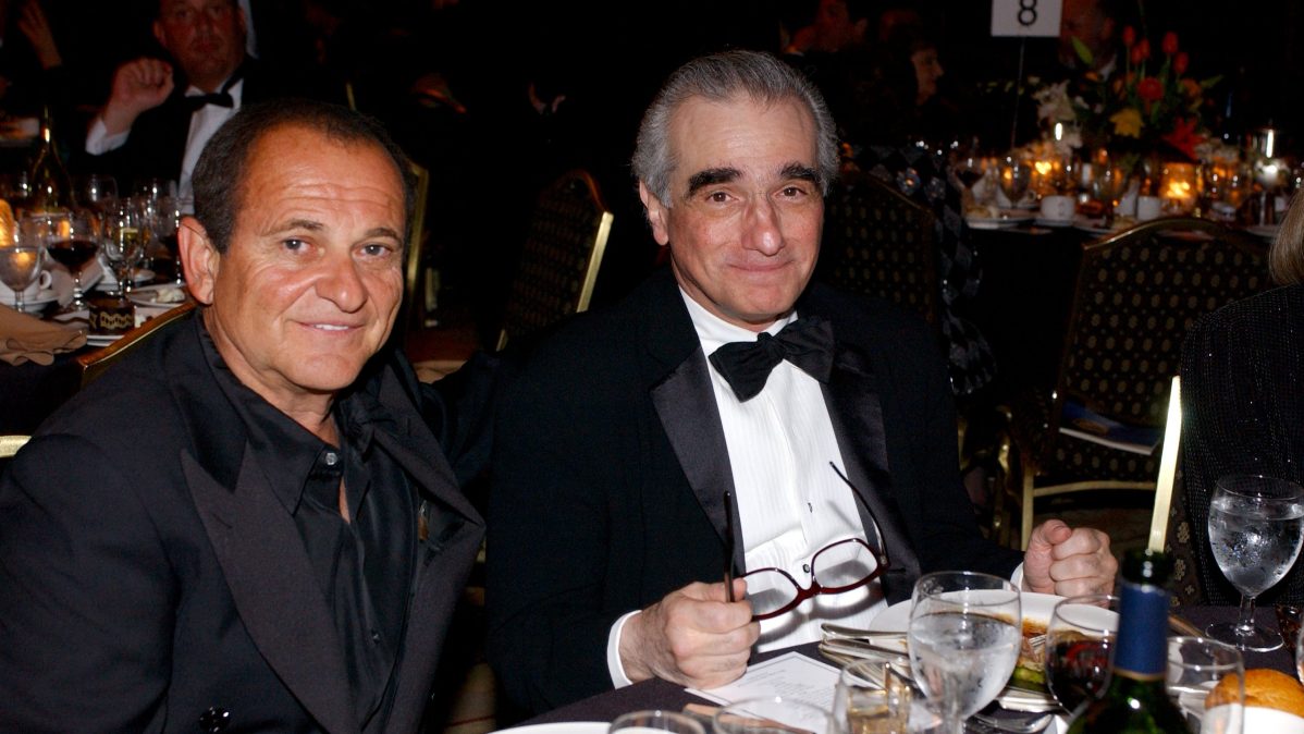 Joe Pesci and Martin Scorsese.