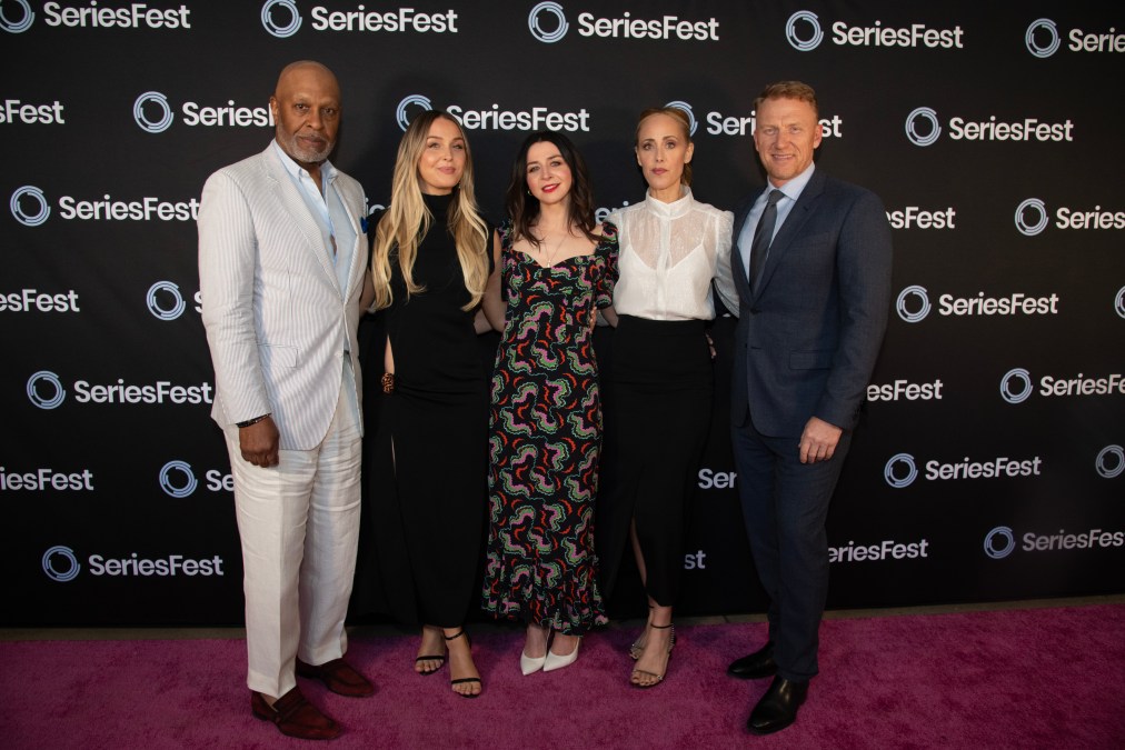 James Pickens Jr, Camilla Luddington, Caterina Scorsone, Kim Raver and Kevin McKidd