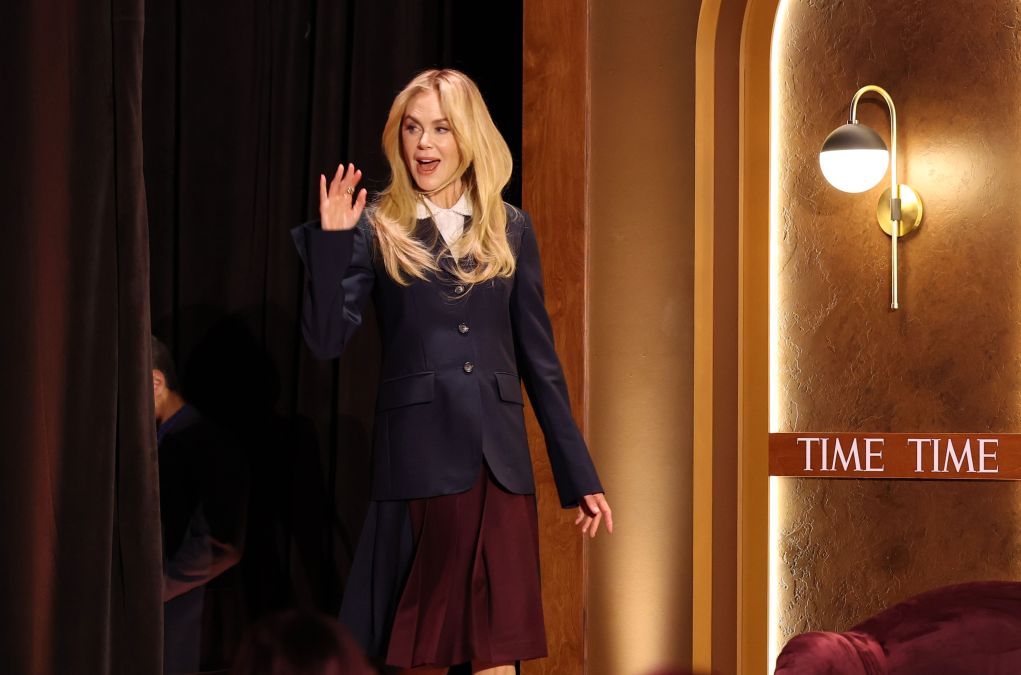 Nicole Kidman speaks onstage during the TIME Women Of The Year 