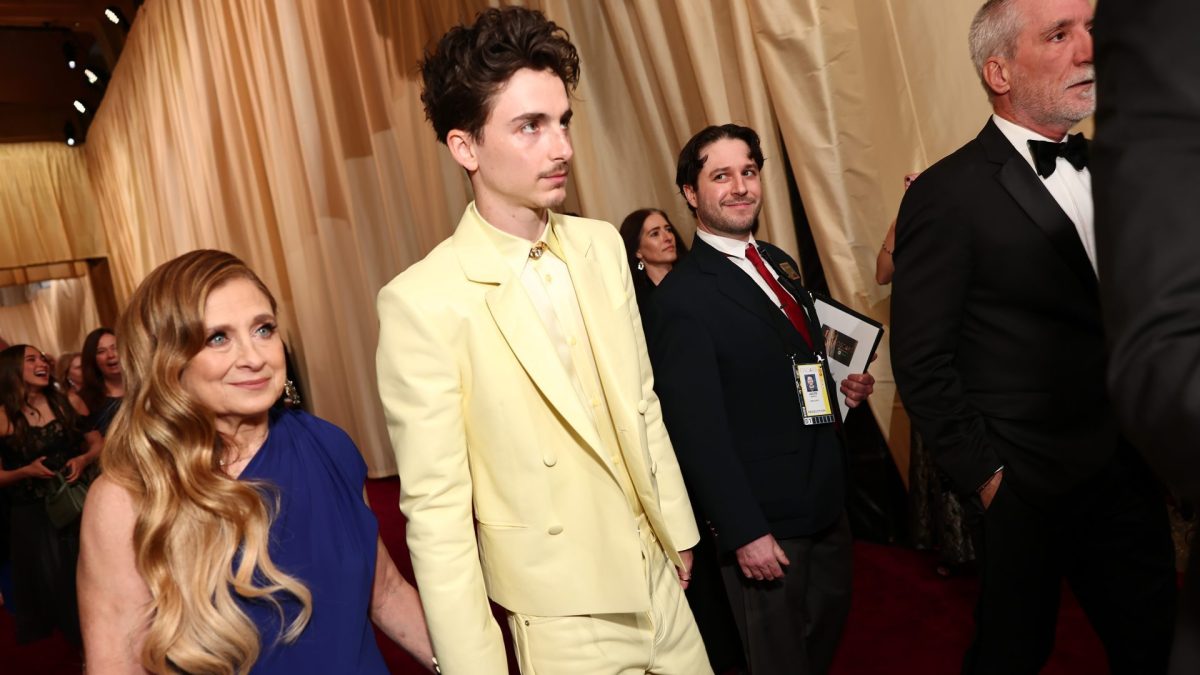Timothee Chalamet and Nicole Flender