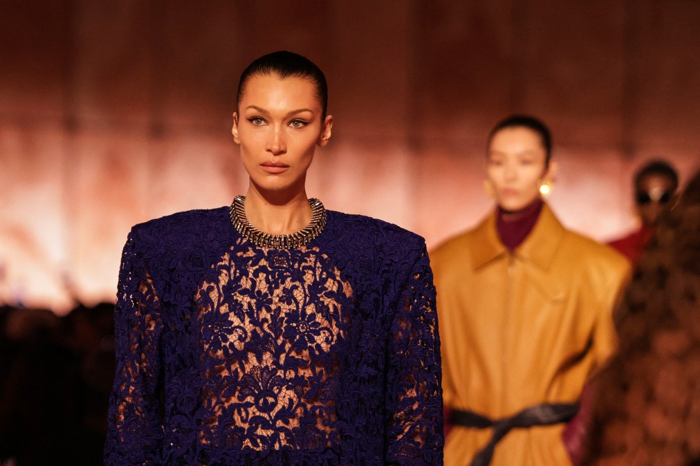 Bella Hadid 2025 Saint Laurent