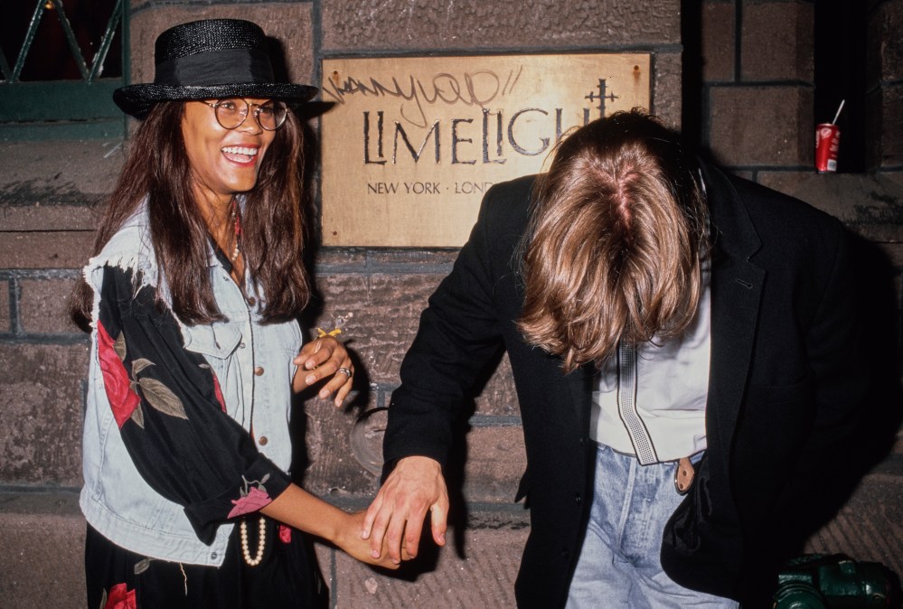 American actress Robin Givens and Brad Pitt